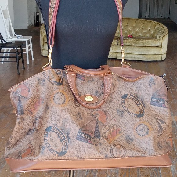 Texier Handbags - Texier Large Luxury vintage Leather Travel/Duffle Bag